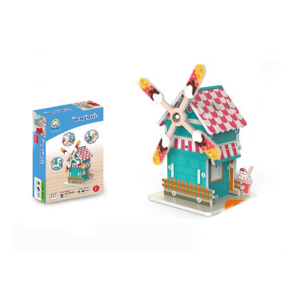 Stavebnice větrný mlýn