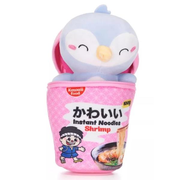 KAWAII NOODLE POTS Juguete de peluche pingüino 17cm