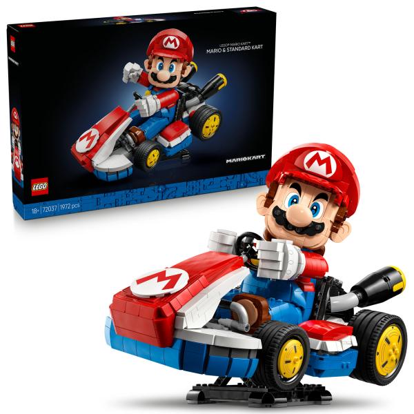 LEGO® Super Mario 72037 Mario Kart™: Mario a Standard Kart