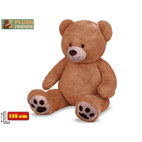 Plush Friends medveď plyšový 135cm hnedý