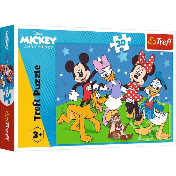 Trefl Disney puzzle 30 dílků Mickey Mouse a přátelé