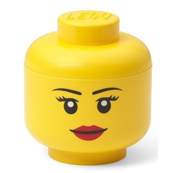 LEGO® úložná hlava (mini) - dievča