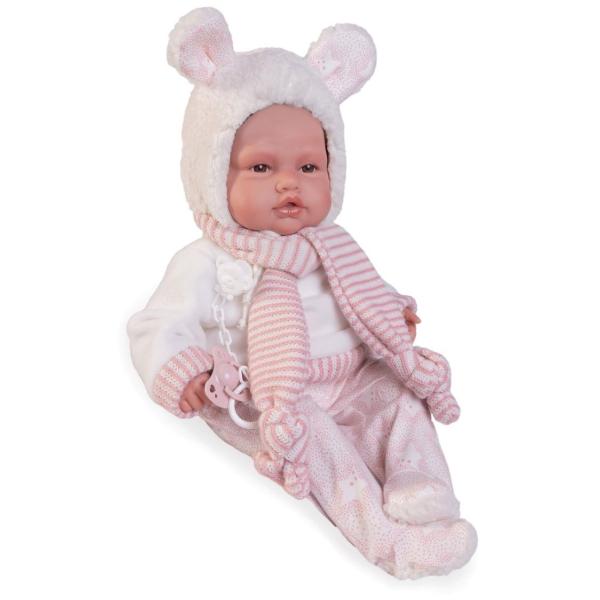 Antonio Juan 18305 BABYDOO - realistická panenka se zvuky a měkkým látkovým tělem - 50 cm