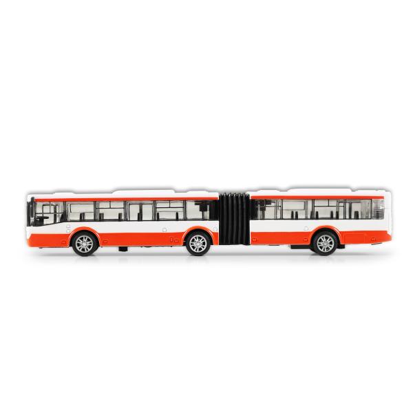Kovový kloubový autobus červený 18 cm (obrázek 4)