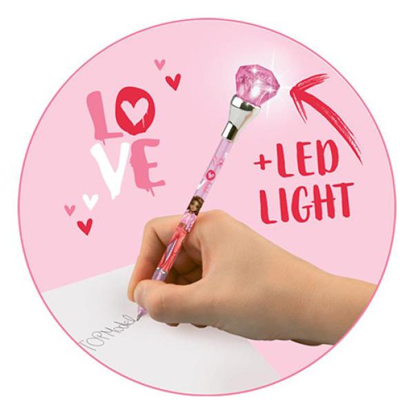 Pero se svítícím diamantem Top Model, Růžová V1