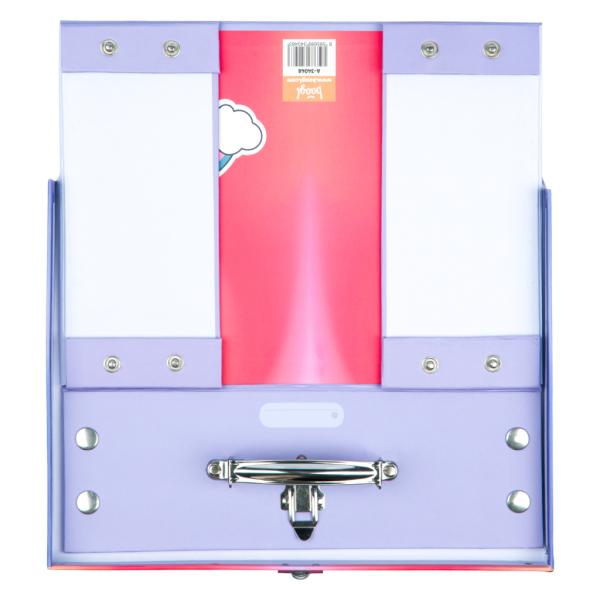 Skládací školní kufr Hippie s kováním