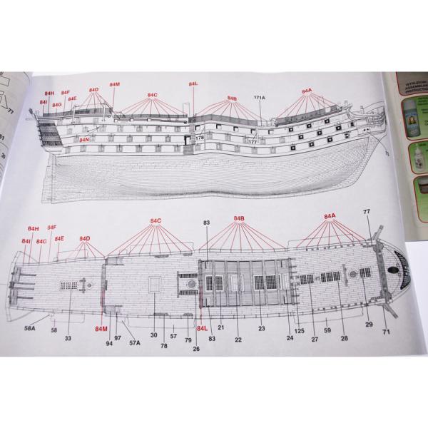 Mantua Model HMS Victory 1:200 kit (obrázek 11)