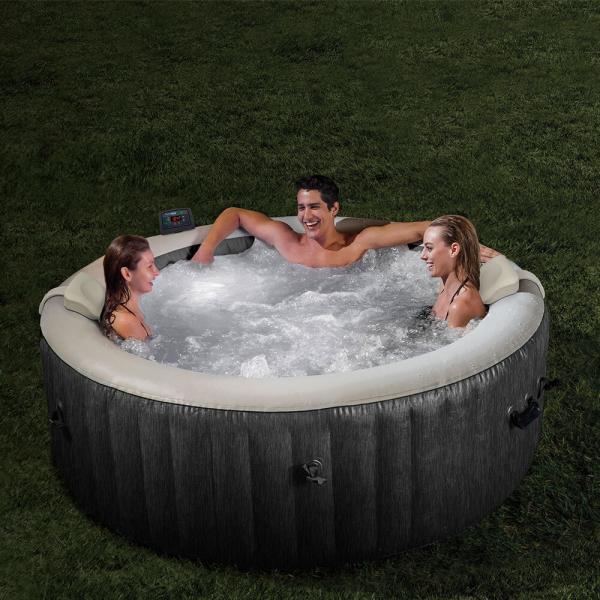 Intex 28440NP Nafukovací vířivka PureSpa™ Greywood Bubble Deluxe (pro 4 osoby) S2 (obrázek 9)