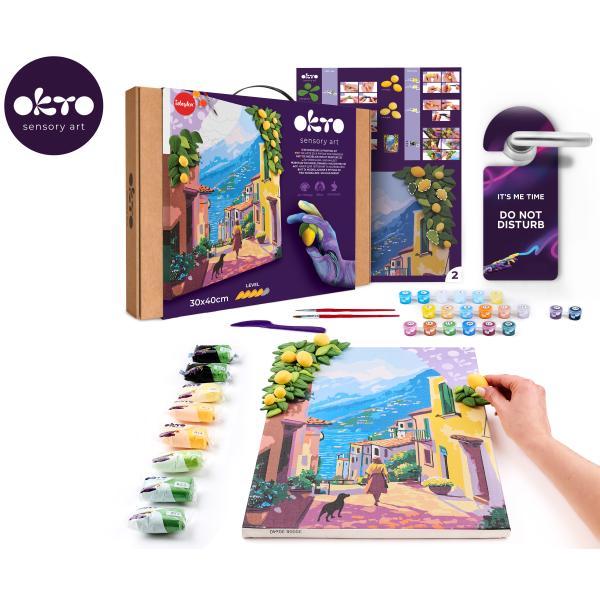 OKTO Malba a 3D modelování obraz „Lemon Weekend“ 30×40 cm