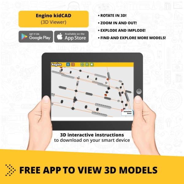 Engino Inventor 120 models motorizovaný set - multi models (obrázek 6)