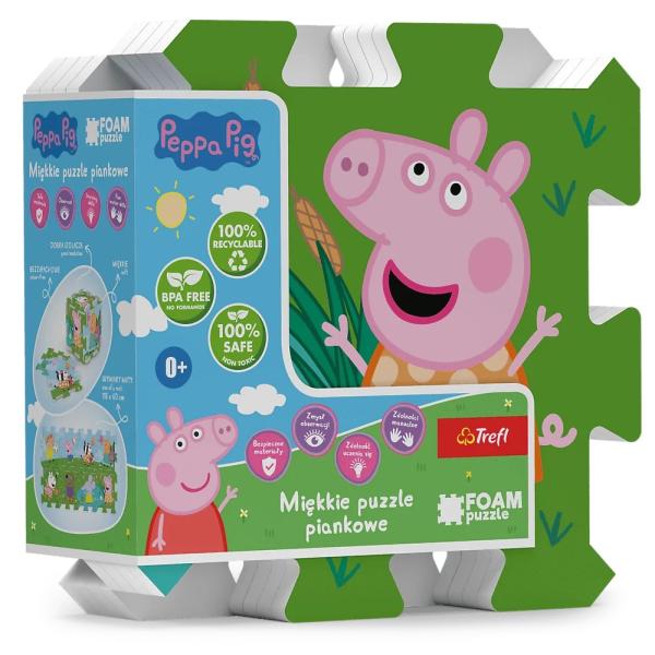 Trefl pěnové puzzle, prasátko Peppa Pig