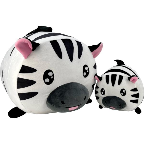 Magic Baby Zebra - maminka s mláďátkem - set plyšových hraček 20 a 40 cm