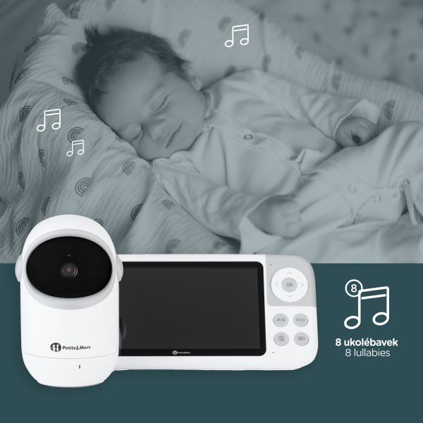 PETITE&MARS Chůvička dětská digitální EVE 5.0 (obrázek 11)