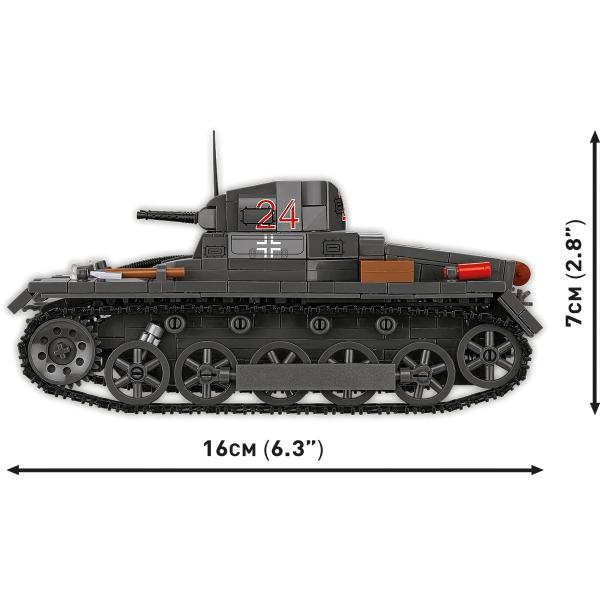 Cobi II WW Panzerkampfwagen I (Francie 1940), 1:28, 654 k, 1 f (obrázek 5)