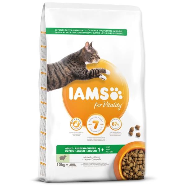 IAMS Cat Adult Lamb 10kg