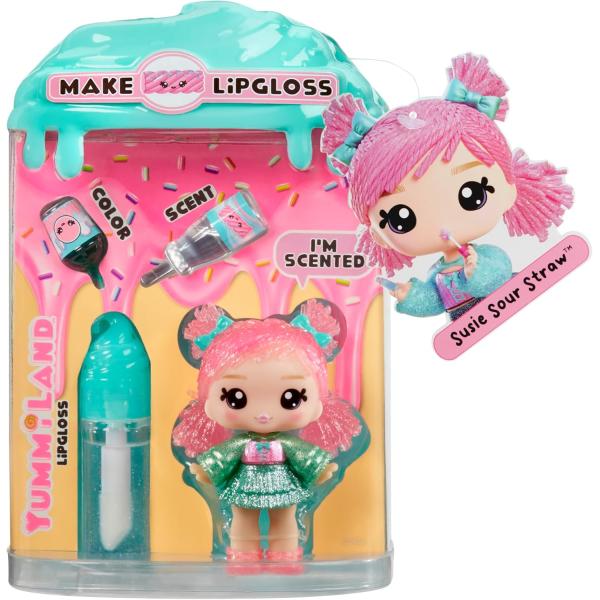Yummiland Malá bábika s leskom na pery, séria 2 - Susie Sour Straw