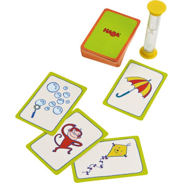 Haba Mini hra pro děti Šarády Pantomima v kovové krabici