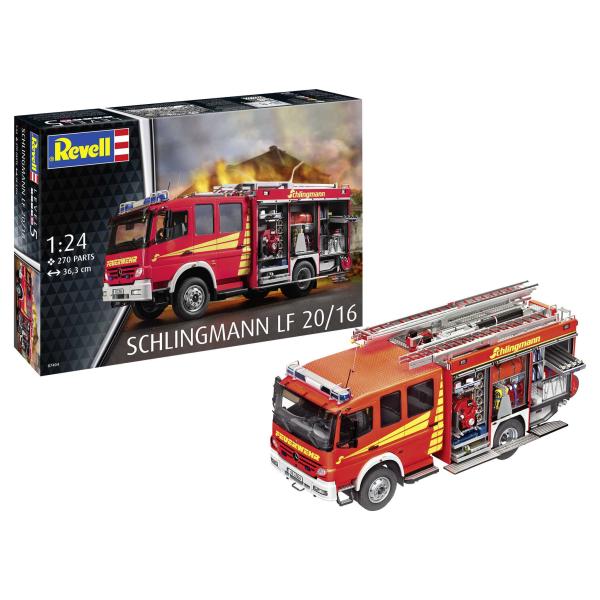 Plastic ModelKit auto 07404 - Schlingmann LF20/16 Mercedes Benz Atego 1529 AF (1:24) (obrázek 7)