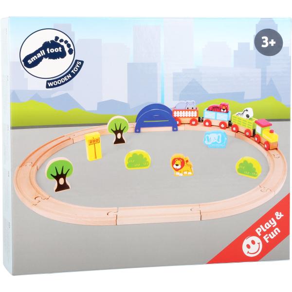 Small Foot Dřevěná vláčkodráha Moje ZOO (obrázek 5)