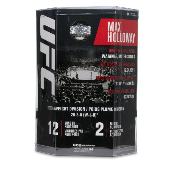 McFarlane's SportsPicks figurka - UFC Max Holloway Gold Label Posed (obrázek 4)