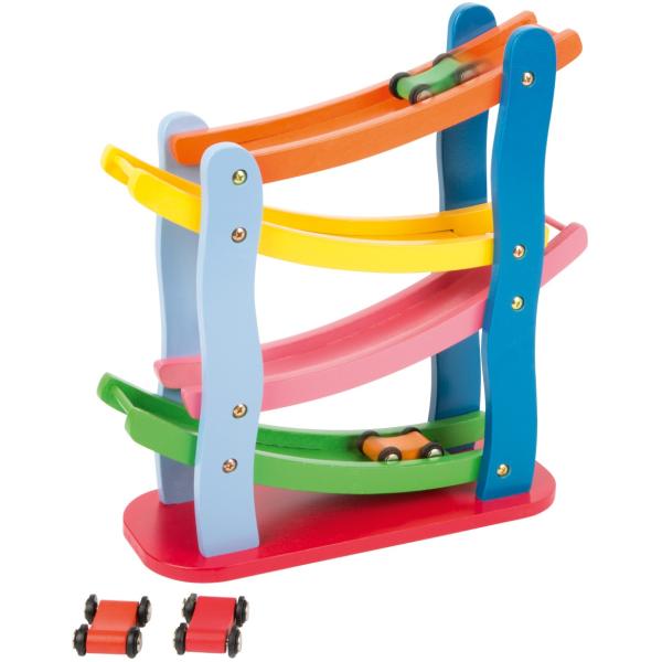 Small Foot Dřevěná závodní dráha 4 autíčka (obrázek 4)