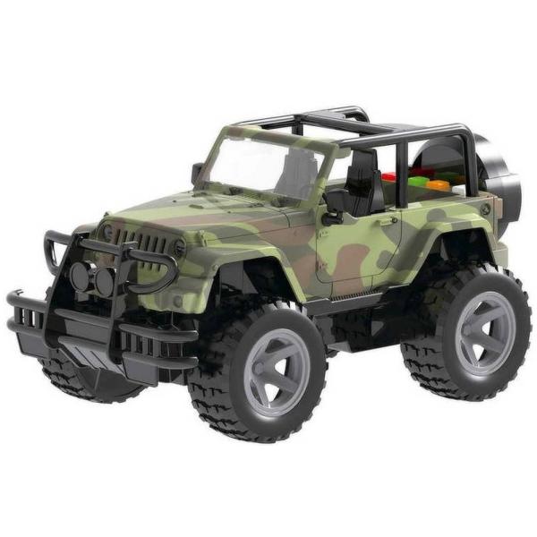 CITY SERVICE CAR - Jeep militare con mimetica 1:16