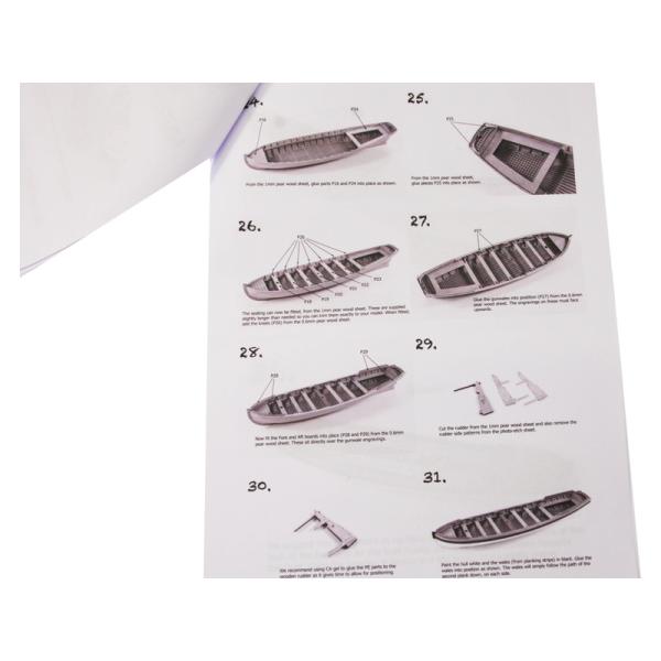 Vanguard Models Pinnace člun 28" 1:64 kit (obrázek 9)
