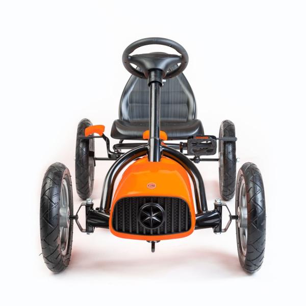 Dětská šlapací motokára Go-kart Baby Mix Buggy oranžová (obrázek 3)