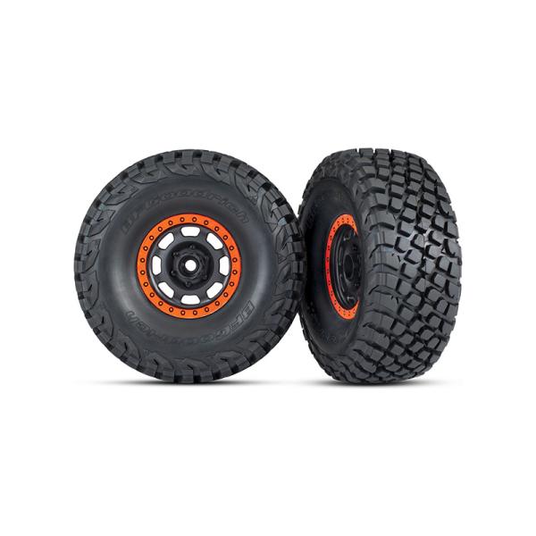 Traxxas koleso 3.2/2.2", disk Desert Racer, pneu Baja KR3 (2)