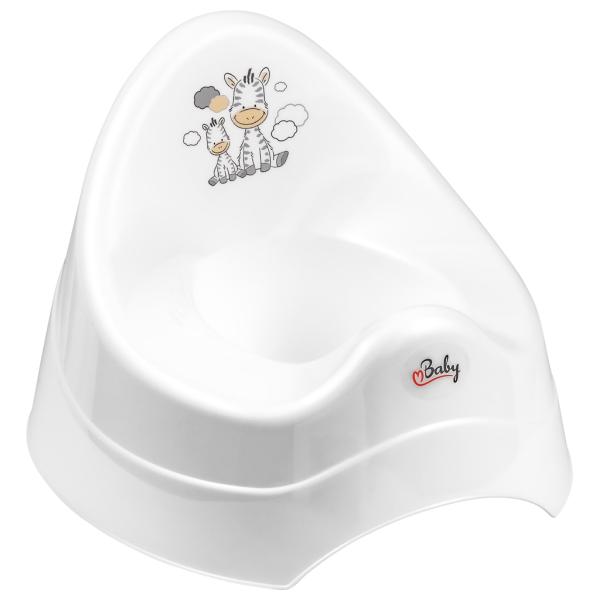 Maltex Nočník s hudbou Zebra - White