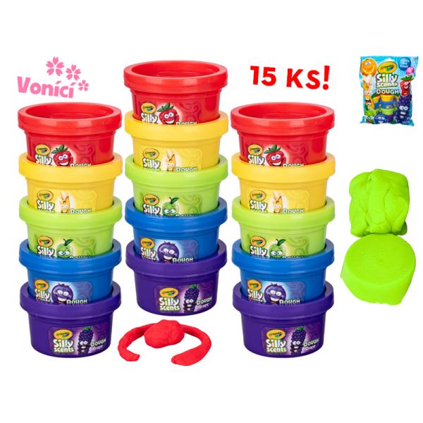 Crayola hmota tvarovací 28g vonící SET 15ks