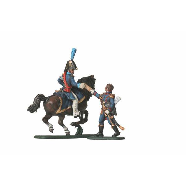Model Kit figurky 8080 - FRENCH Napoleonic HQ STAFF (1:72) (obrázek 4)