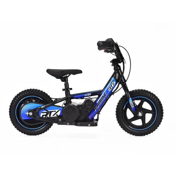 Dětské elektrické odrážedlo RIRIBIKE RTX3 24V (12”), modré, Lithiová baterie, 100W motor, K (obrázek 6)