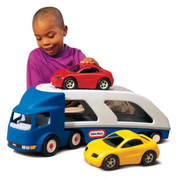 Tahač s návěsem Little Tikes 170430 na přepravu aut