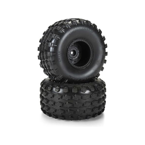Pro-Line kolo 1:10 s pneu Dirt Hawg 2.0 2.6", disk černý Stock (2): Arrma Quake, Gorgon