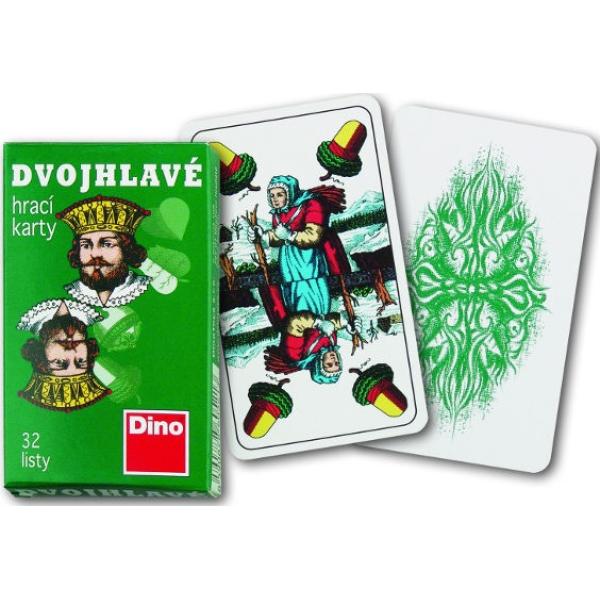 Dino dvouhlavý mariáš karty