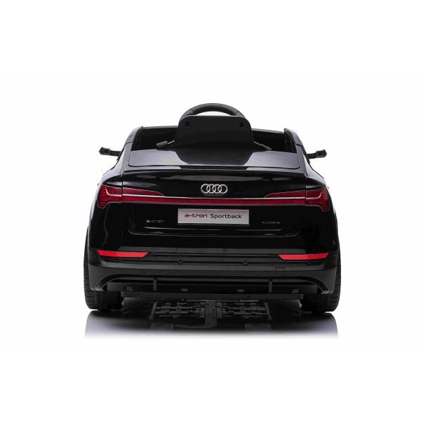 Elektrické autíčko Audi E-tron Sportback 12V, černé, široké jednomístné sedadlo (obrázek 5)