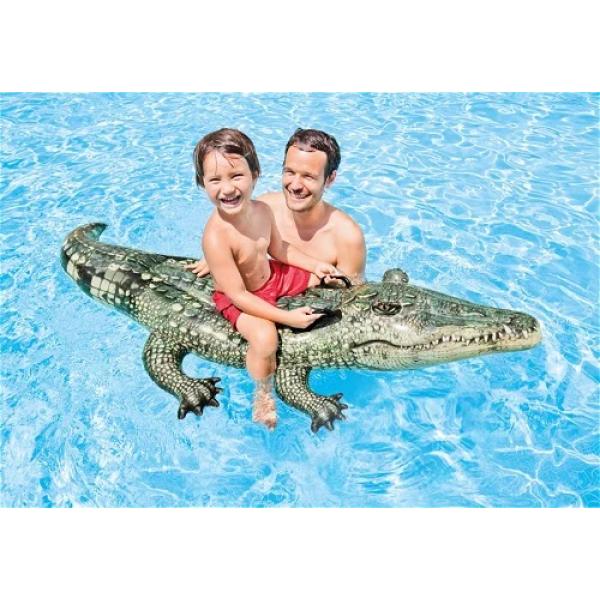 Intex 57551 Nafukovací realistický krokodýl s držadly (obrázek 3)