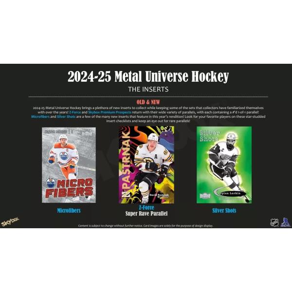 2024-25 Upper Deck Skybox Metal Universe Hockey Hobby Balíček