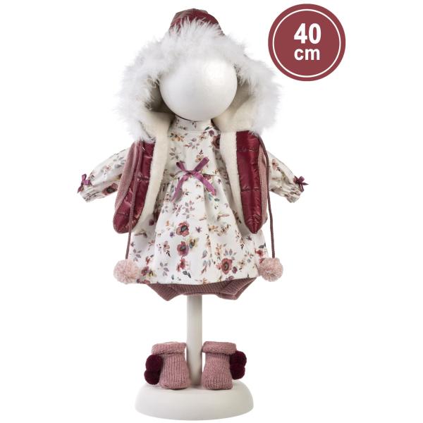 Llorens 540L LUCIA – realistická panenka s měkkým látkovým tělem – 40 cm