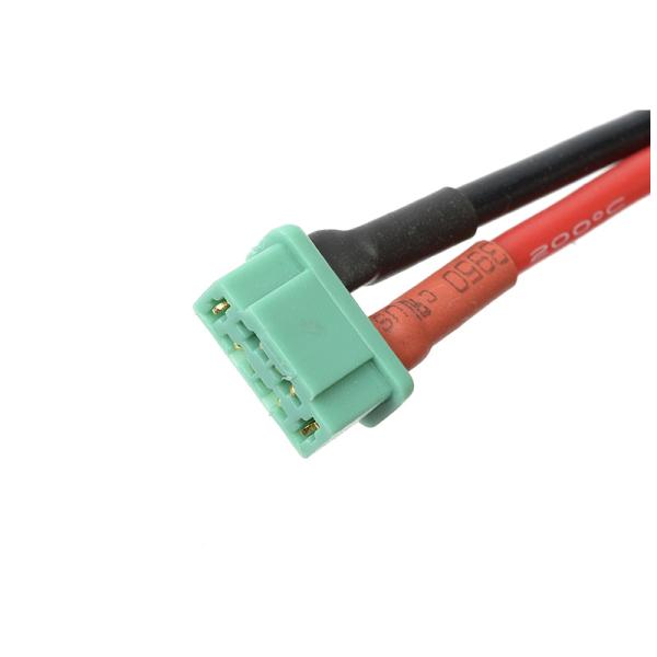 Konektor zlacený MPX samice s kabelem 14AWG 12cm