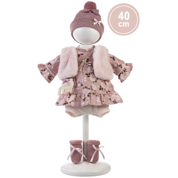 Llorens 540L LUCIA - realistická panenka s měkkým látkovým tělem - 40 cm (obrázek 4)