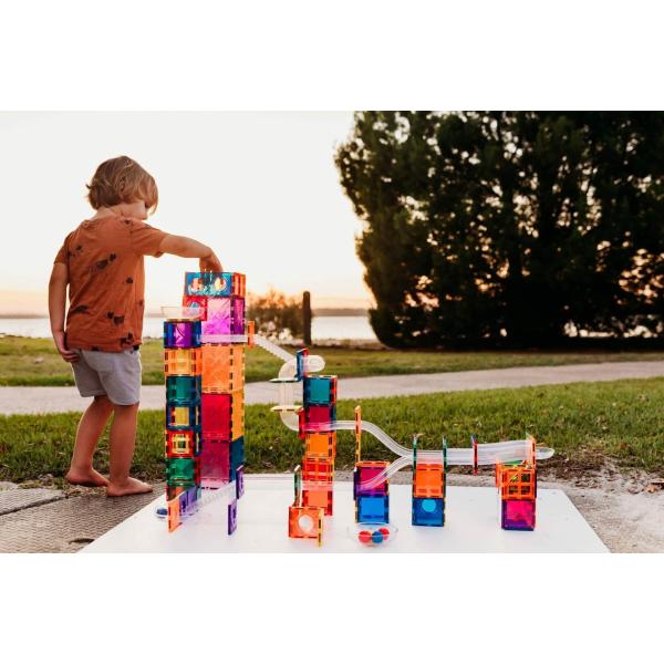 CONNETIX® Rainbow Ball Run Pack magnetická stavebnice 92 ks (obrázek 9)