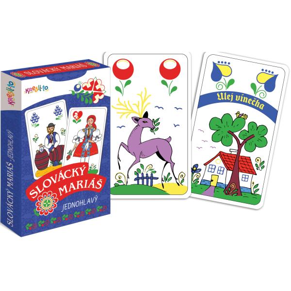 Karty Slovenský Mariáš - jednohlavý