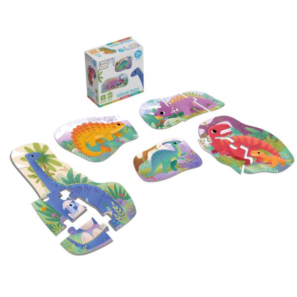 KukiKuk 80006 Velké puzzle Dinosauři