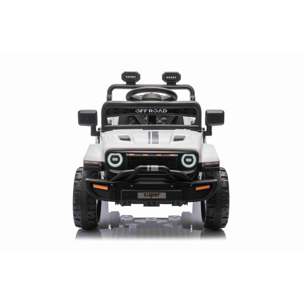 Elektrické autíčko OFFROAD NEW s pohonem zadních kol, bílé, Lithiová baterie (obrázek 4)