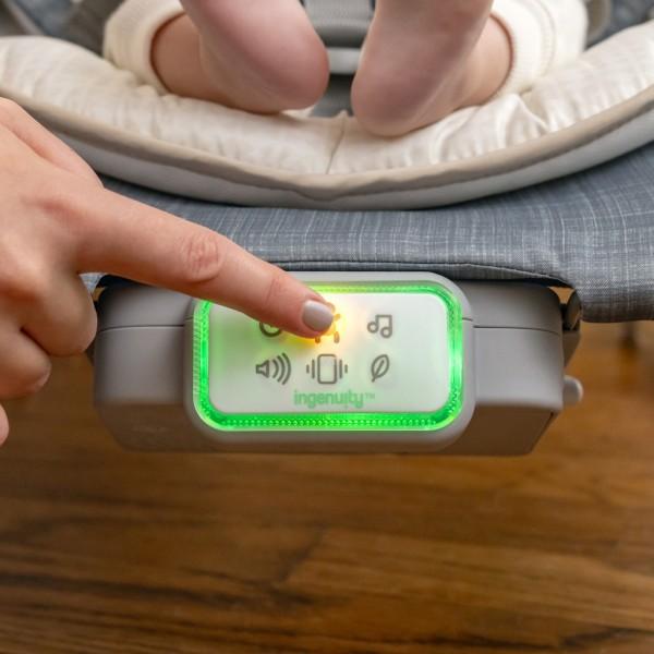 INGENUITY Lehátko masážní vibrující s melodií Happy Belly™ Rock-to-Bounce - Parker™ 0m+ d (obrázek 6)