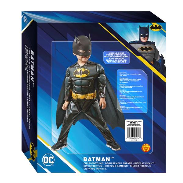 BATMAN dětský kostým v krabici velikost (90cm)