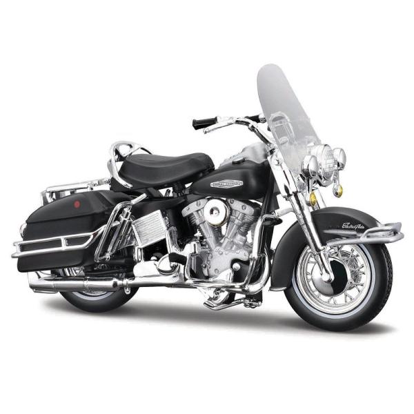 Maisto - HD - 1966 FLH Electra Glide®, matný čierny, 1:18