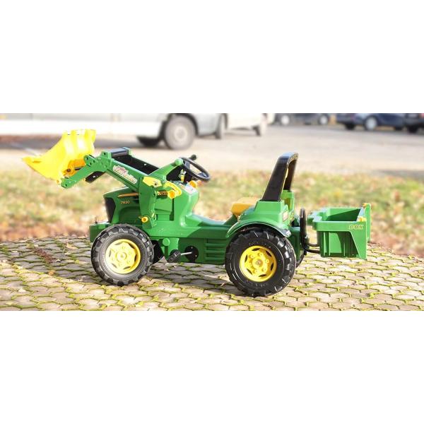 Rollytoys Šlapací traktor Farmtrac John Deere 7930 s nakladačem (obrázek 3)